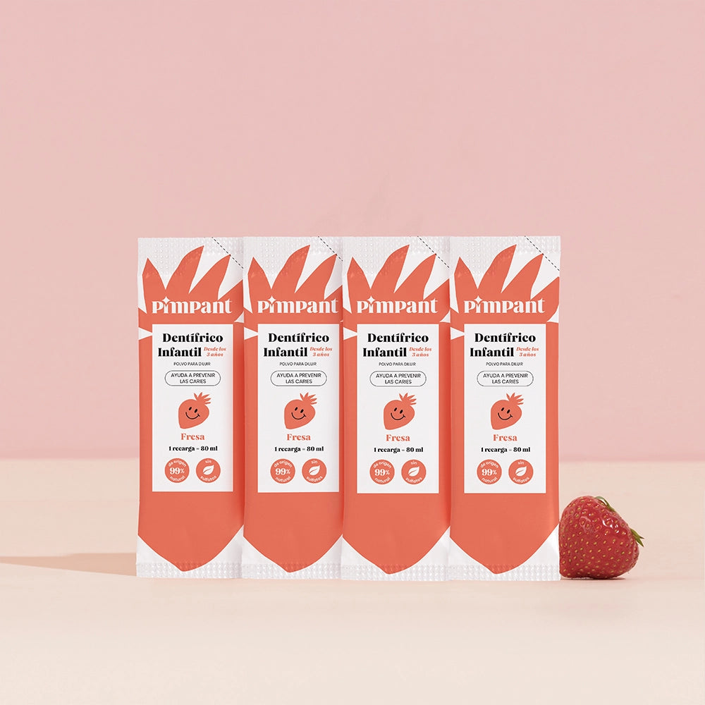 Recarga Pasta de Dientes Infantil Fresa (x4)