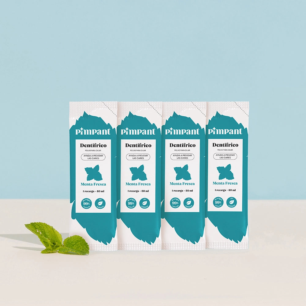Recarga Pasta de Dientes Menta Fresca (x4)