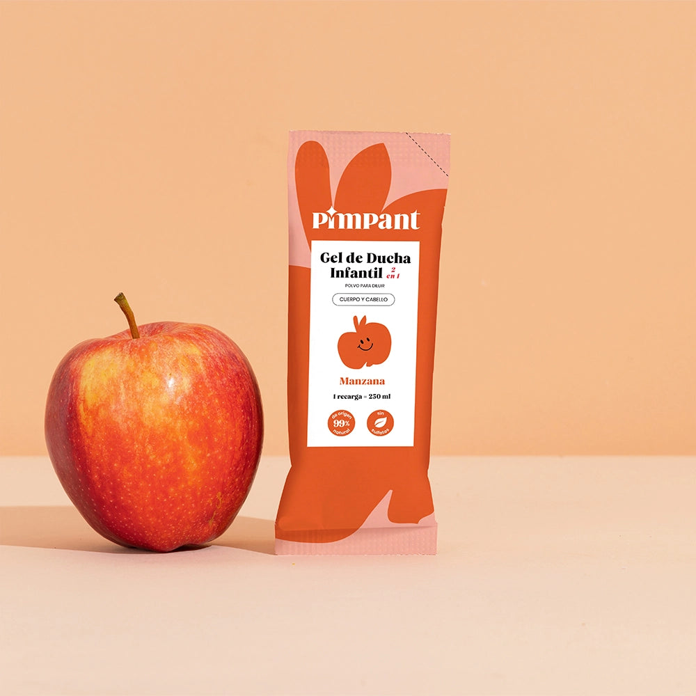 Recarga Gel de Ducha Infantil 2 en 1 Manzana (x1)