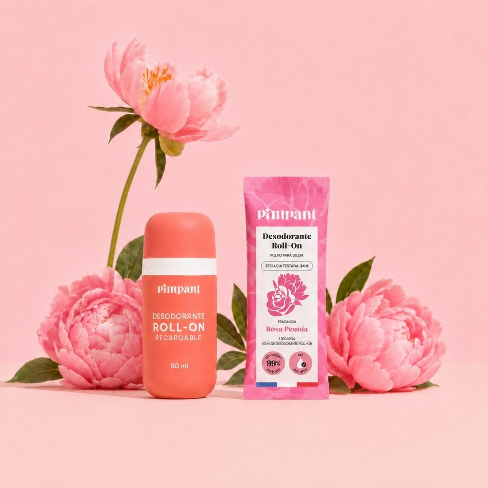 Kit Desodorante Roll-On Rosa y Peonia