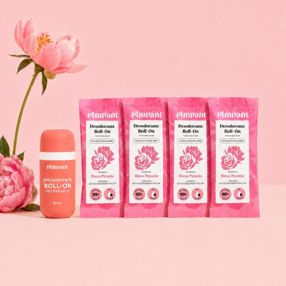 Pack Desodorante Roll-On Rosa y Peonia