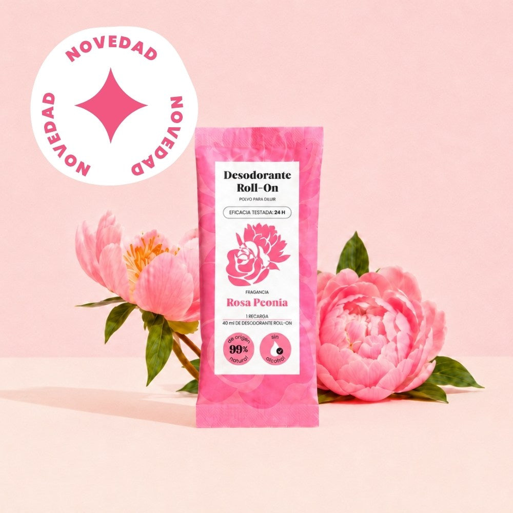 Recarga Desodorante Roll-On Rosa y Peonia (x1)