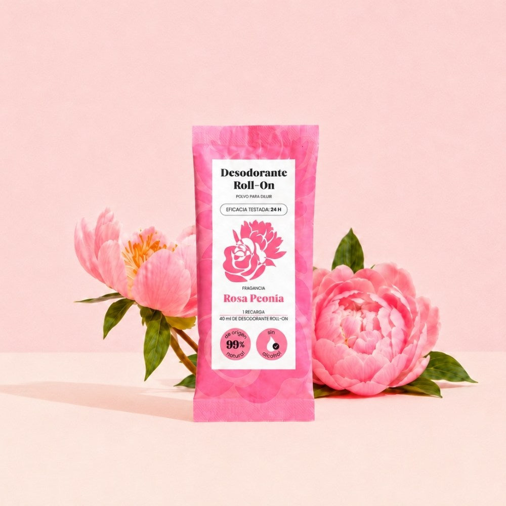 Recarga Desodorante Roll-On Rosa y Peonia (x1)
