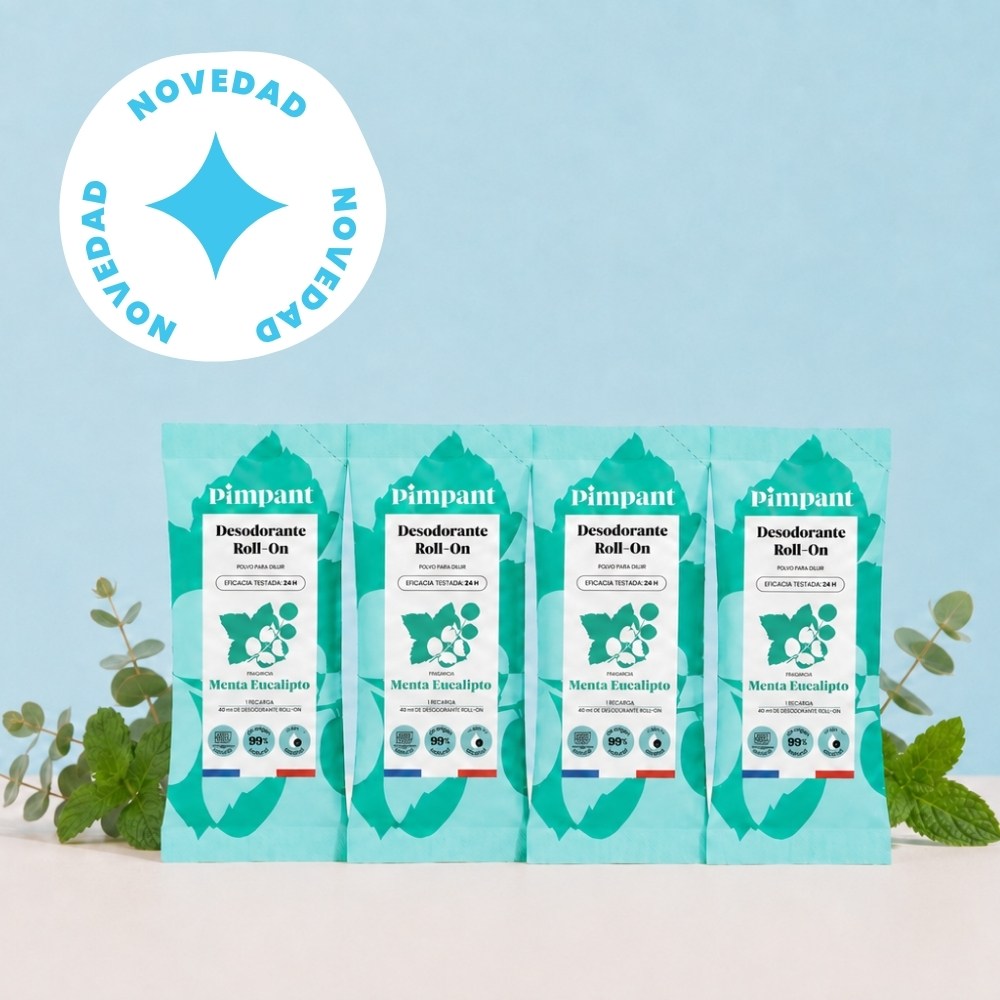 Recargas Desodorante Roll-On Menta y Eucalipto (x4)